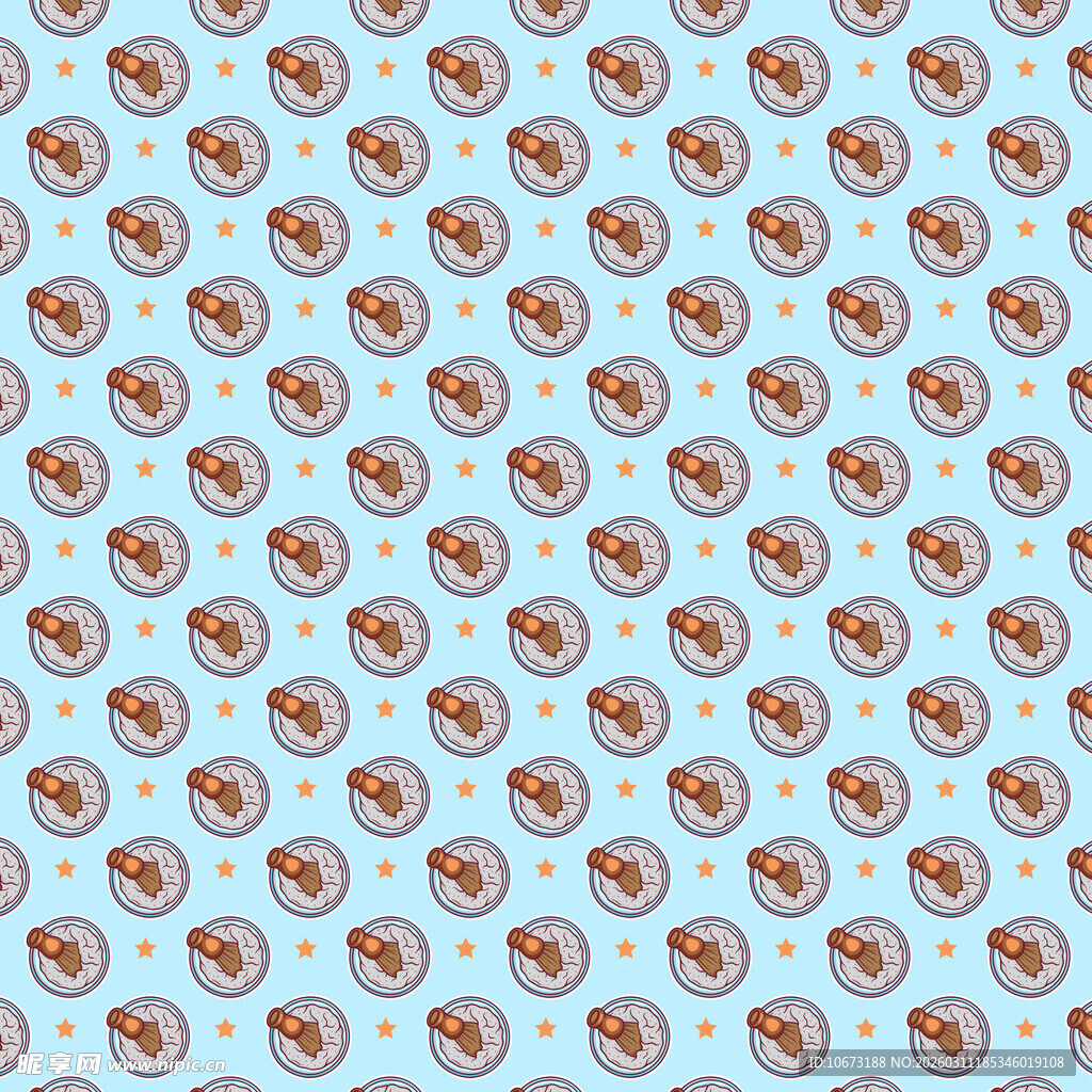 咖啡工具图案背景