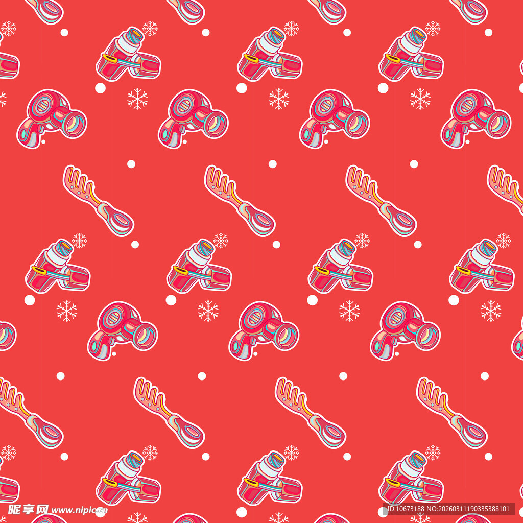 美发美甲相关图案背景