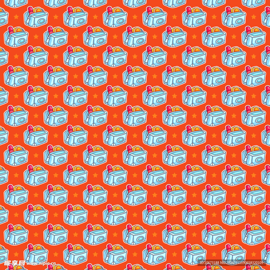 美妆包图案背景