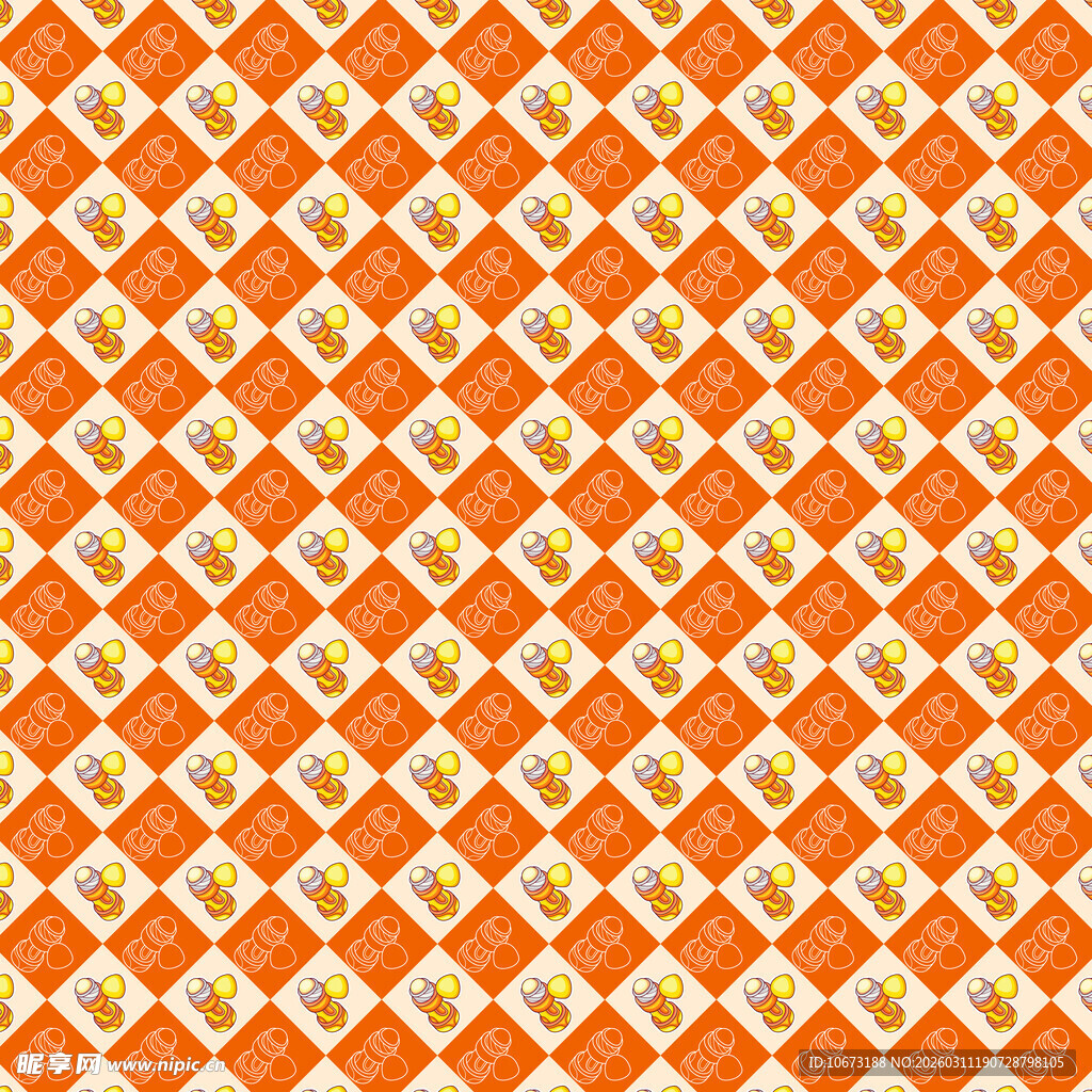 美甲工具图案背景