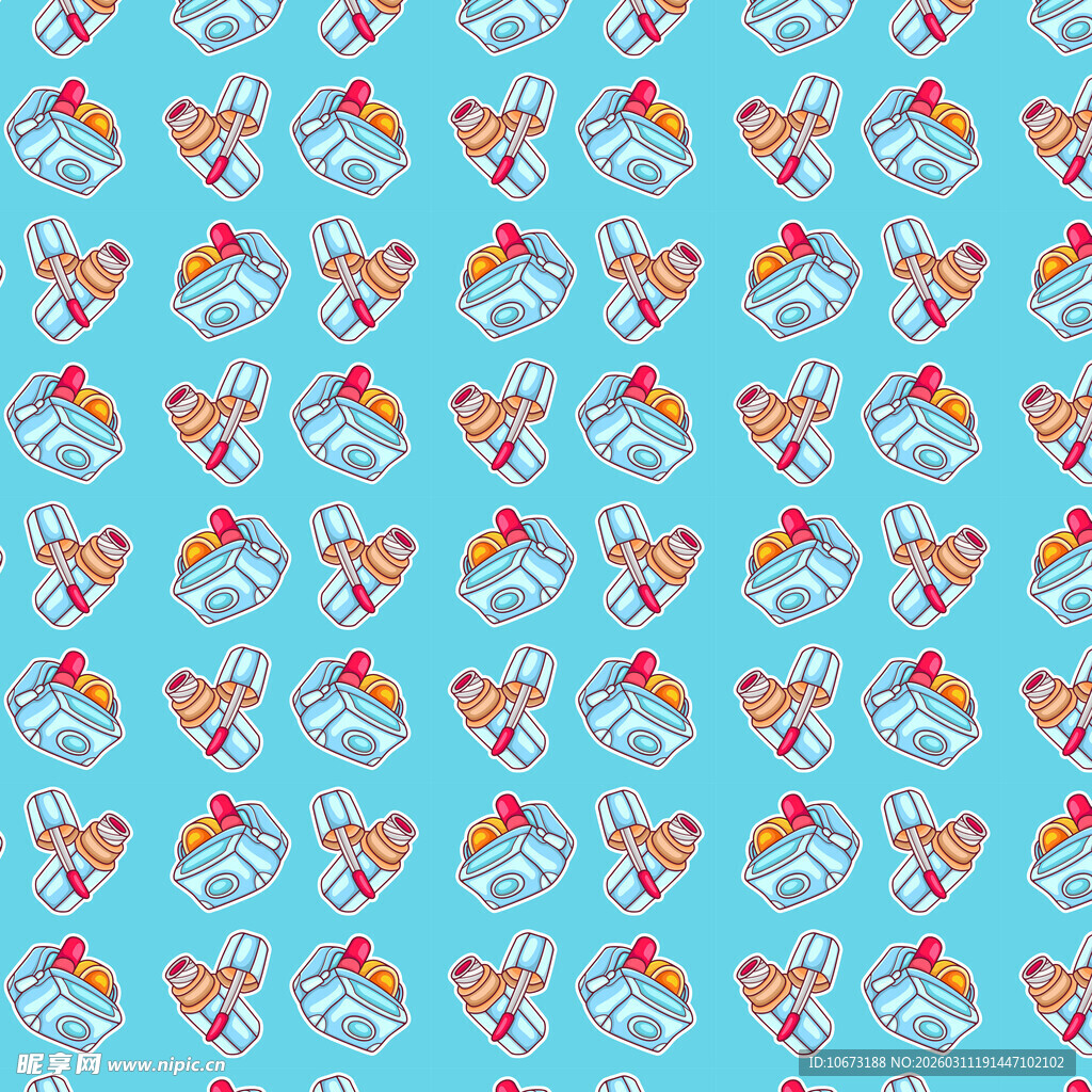 化妆相关图案背景