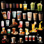 奶茶饮品免扣图