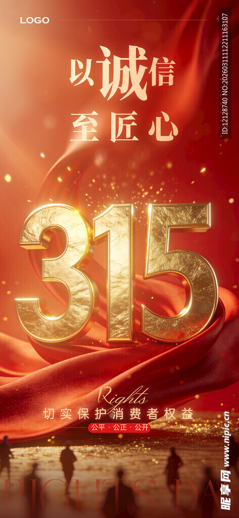315诚信宣传主题画面
