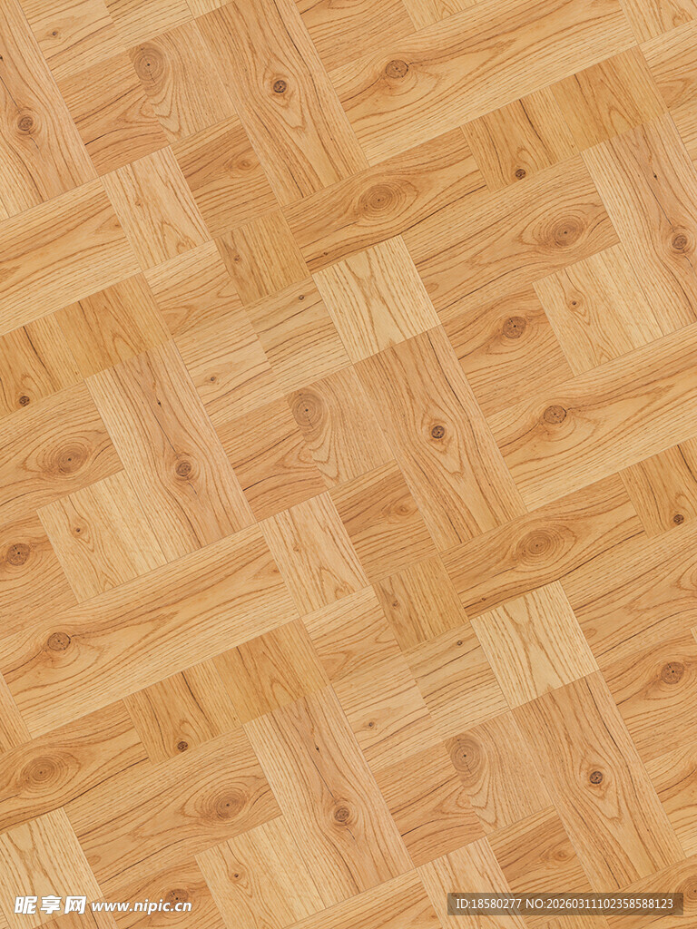 浅色木质拼花地板纹理