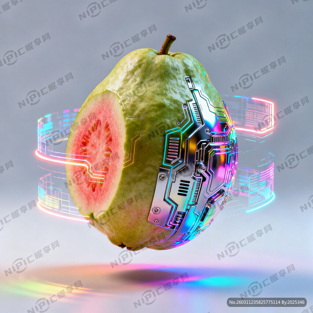 芭乐水果 呈现出全息机械风