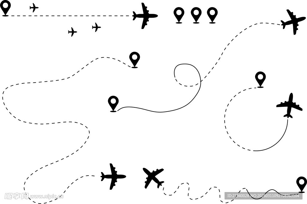 飞机航线与定位
