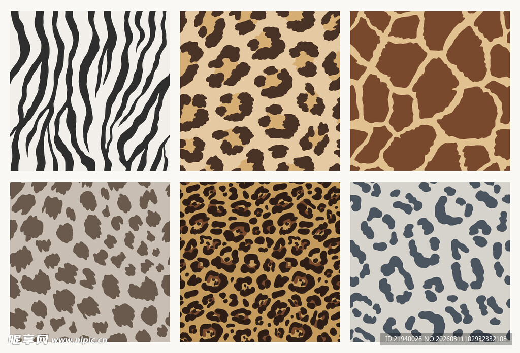 动物斑纹背景