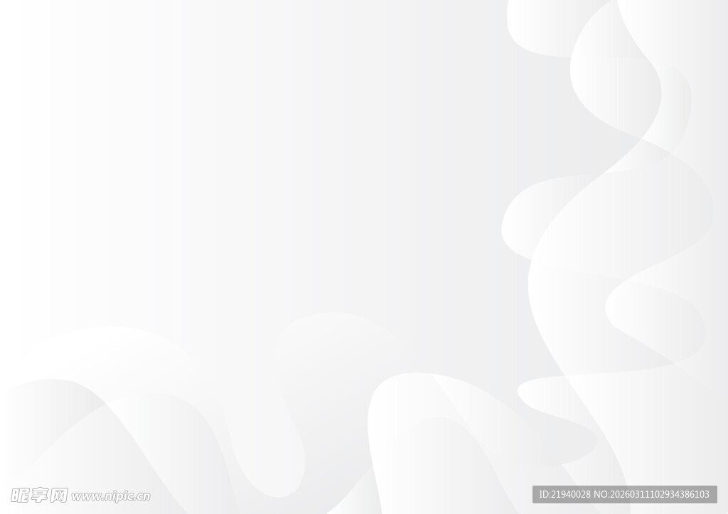 白色几何曲线背景