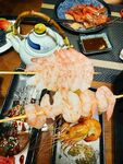 丰盛海鲜烧烤美食盛宴