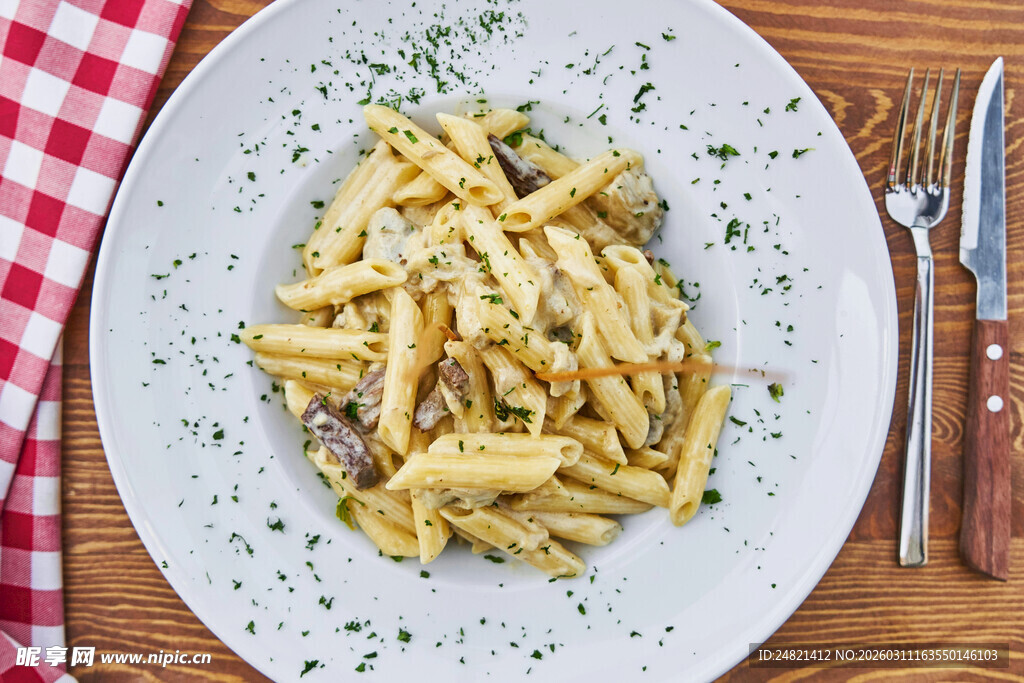 美味意面配餐具