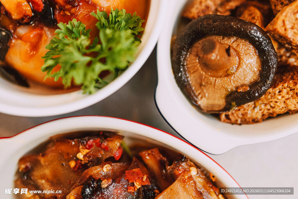 多样美味中式菜肴集锦