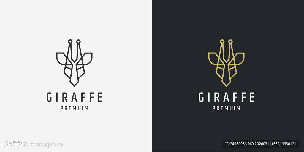 葡萄主题简约标志设计