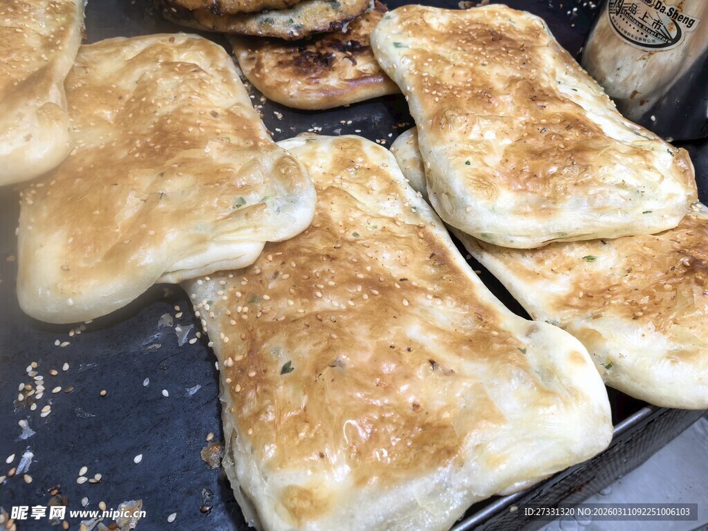 美味烤制面饼