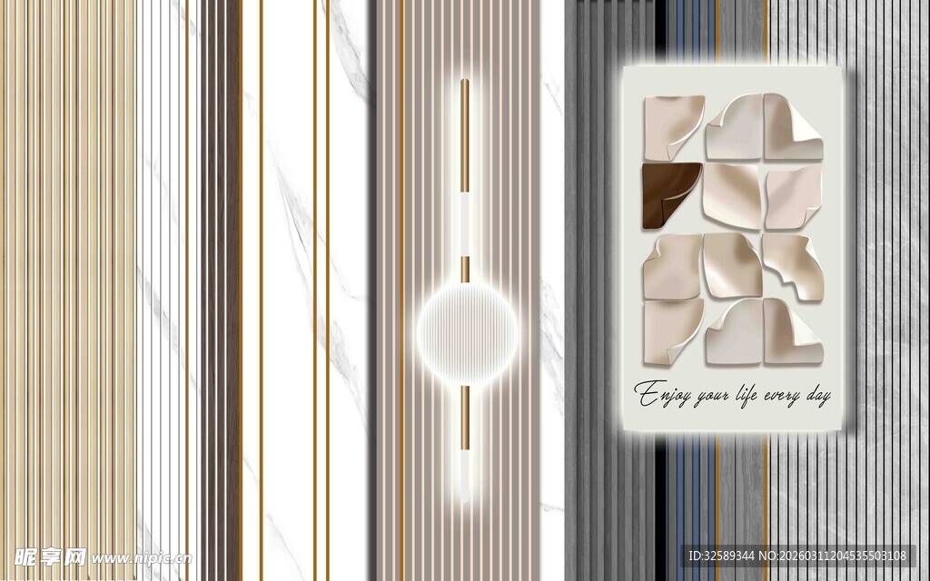 简约室内装饰与摆件展示