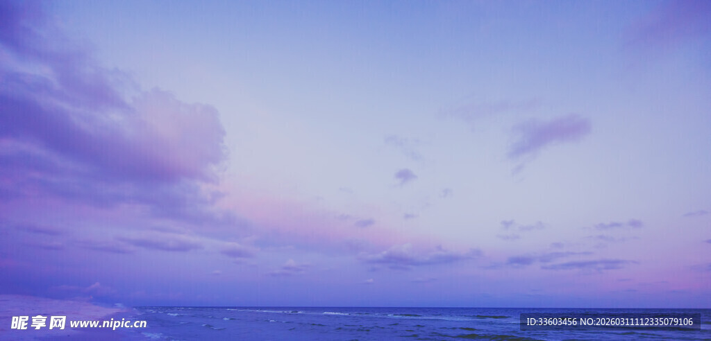 梦幻海上天空美景