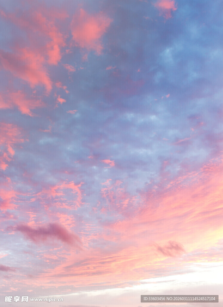 绚丽晚霞天空美景