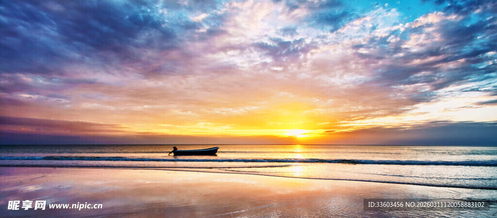 海上日落美景