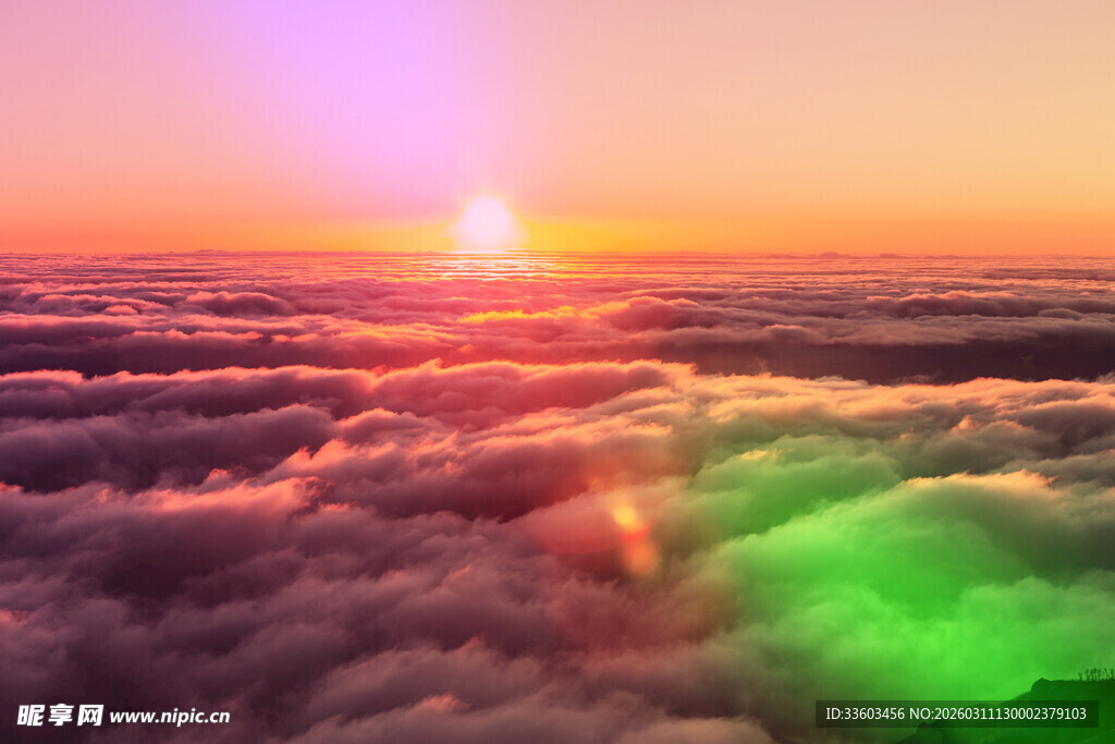 云海之上的绚丽日出