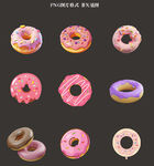 甜甜圈素材