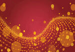 红金粒子背景