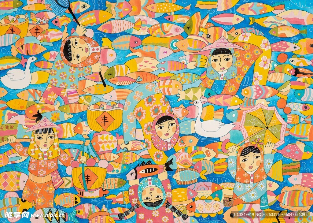 热闹多彩的民俗生活场景