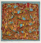 抽象多彩艺术画作