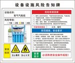 氧气气瓶组风险告知牌