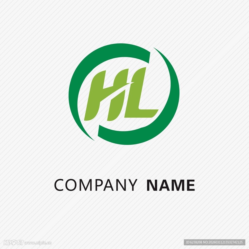 HL公司绿色环形标志