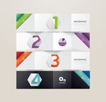 多彩数字幻灯片模板