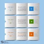 简约风格宣传册页面设计