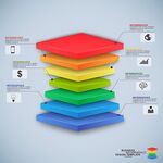 多彩分层数据模块展示图