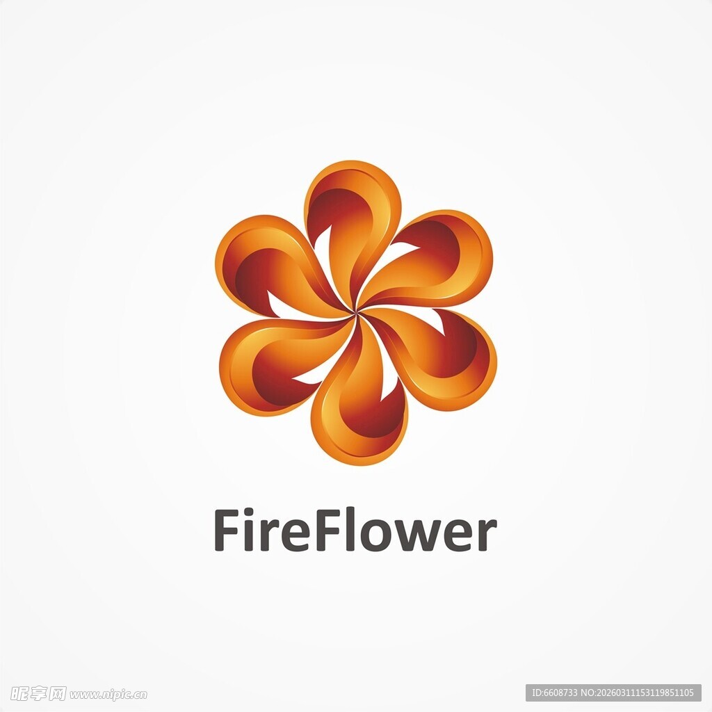 FireFlower标志设计