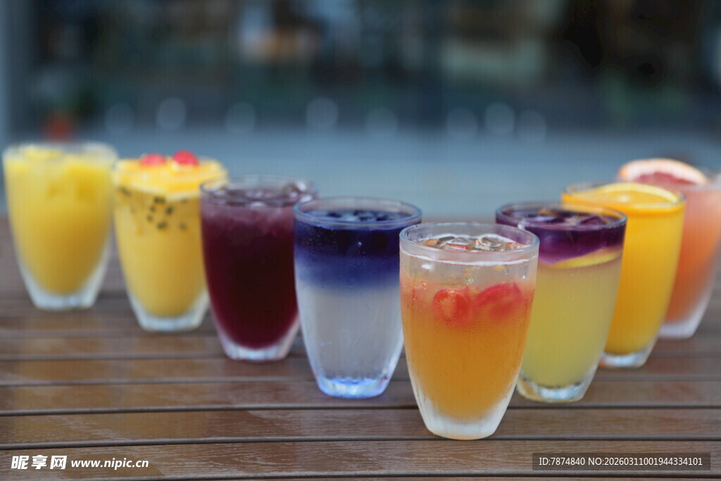 多彩果汁杯 视觉味觉盛宴