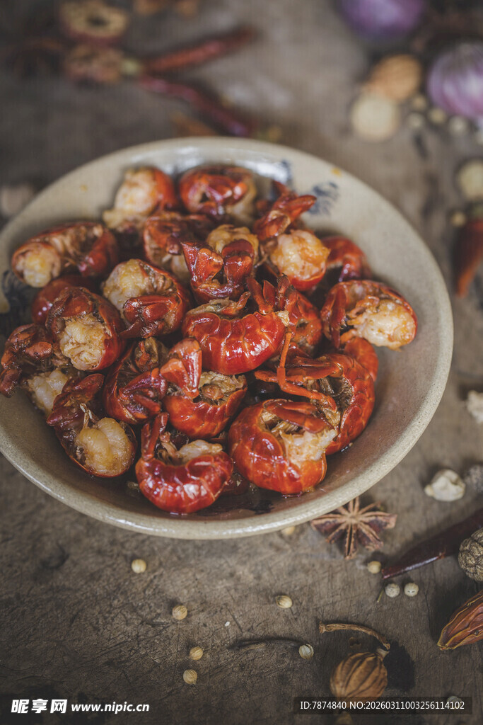 美味小龙虾诱人呈现