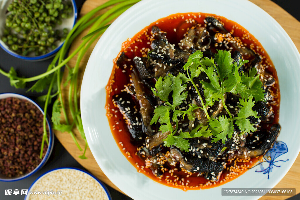 香辣凉拌海参 鲜香诱人