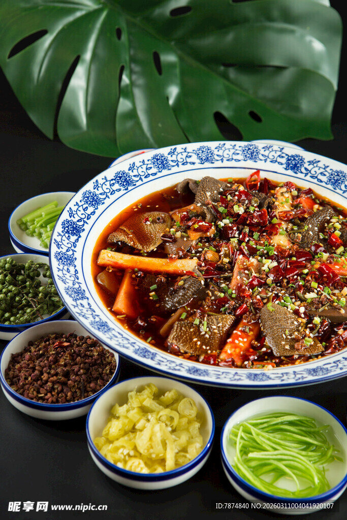 麻辣鲜香毛血旺调料配菜齐