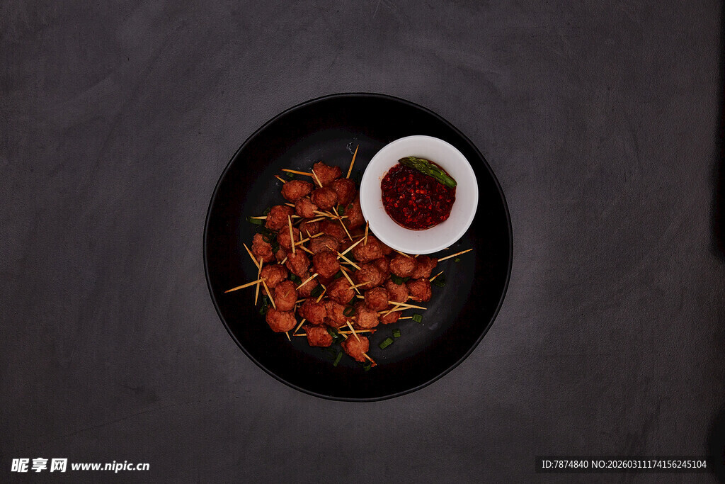 烤串配蘸料 美味小食