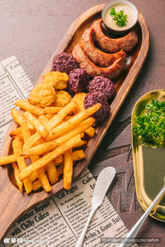 美味小吃拼盘 视觉味觉盛宴