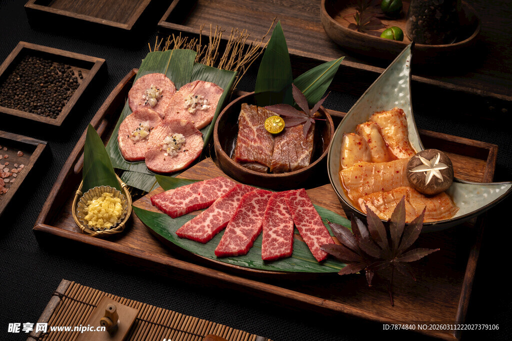 日式精美拼盘烤肉组合