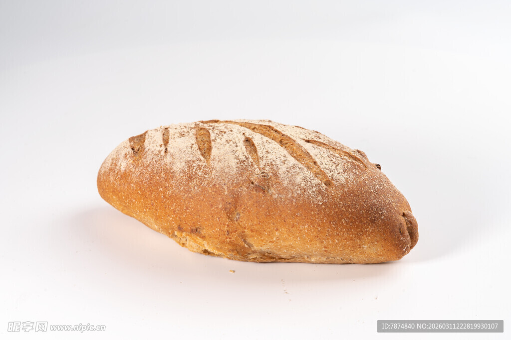 法式长棍面包特写