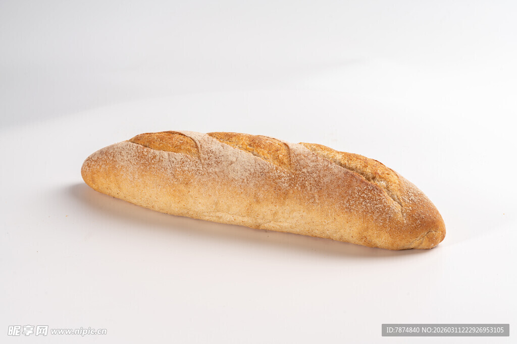 法式长棍面包特写