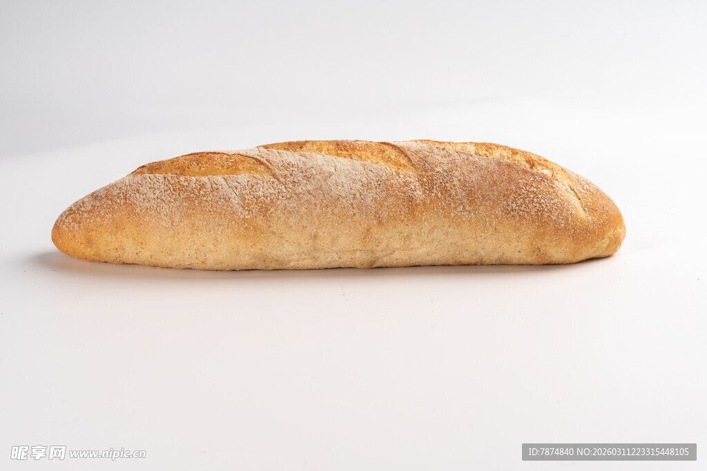 法式长棍面包特写