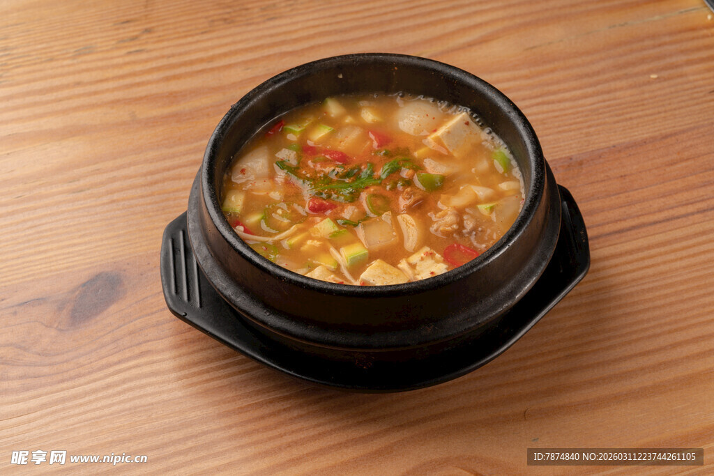 韩式石锅蛋花汤