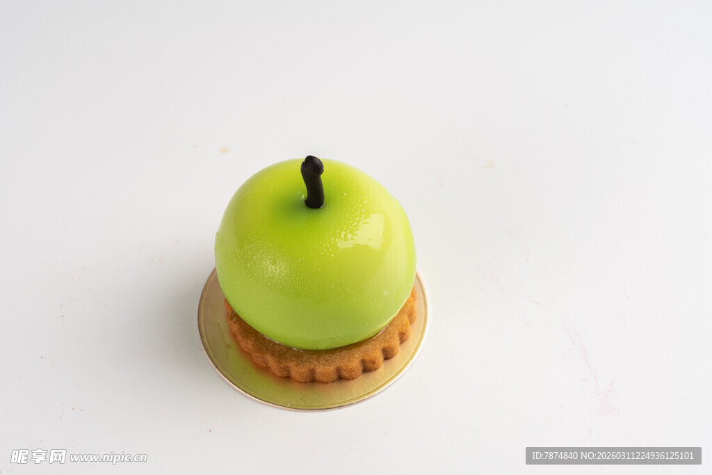 青苹果造型小甜点