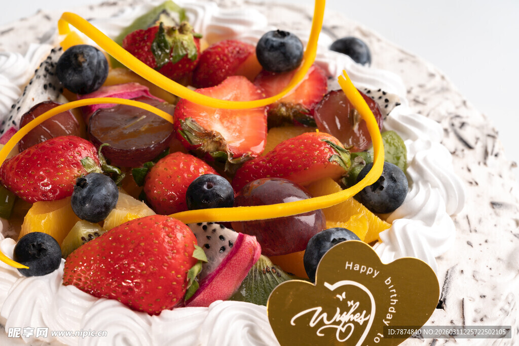 水果奶油蛋糕 甜蜜诱人