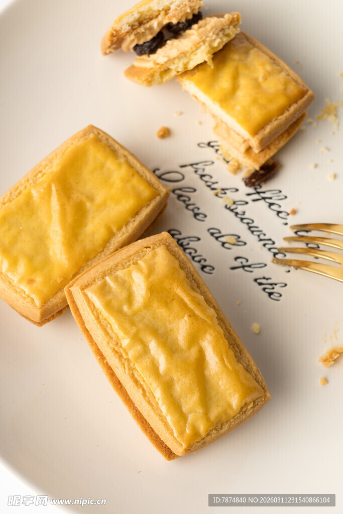 美味夹心糕点 诱人可口