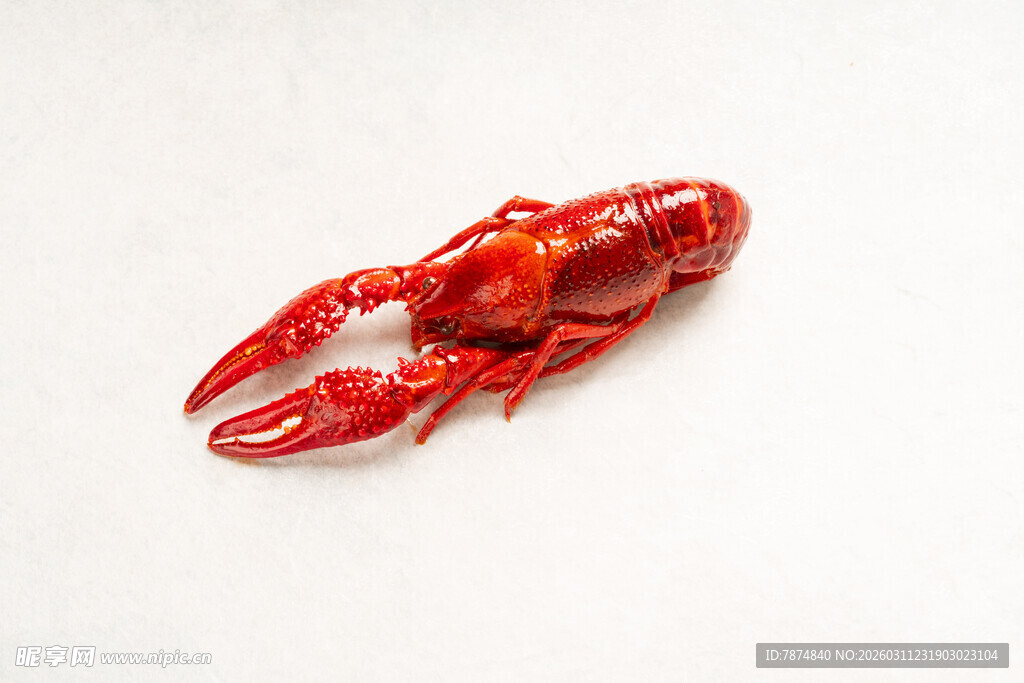 红色仿真小龙虾摆件