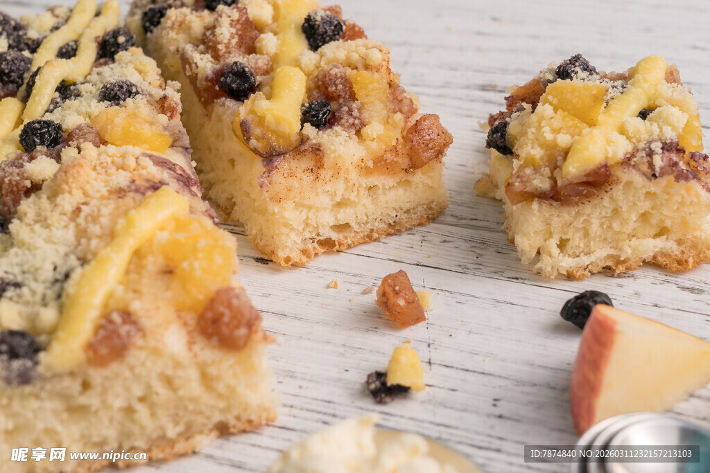 美味果干芝士酥块