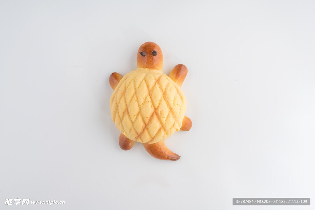 可爱造型小乌龟饼干