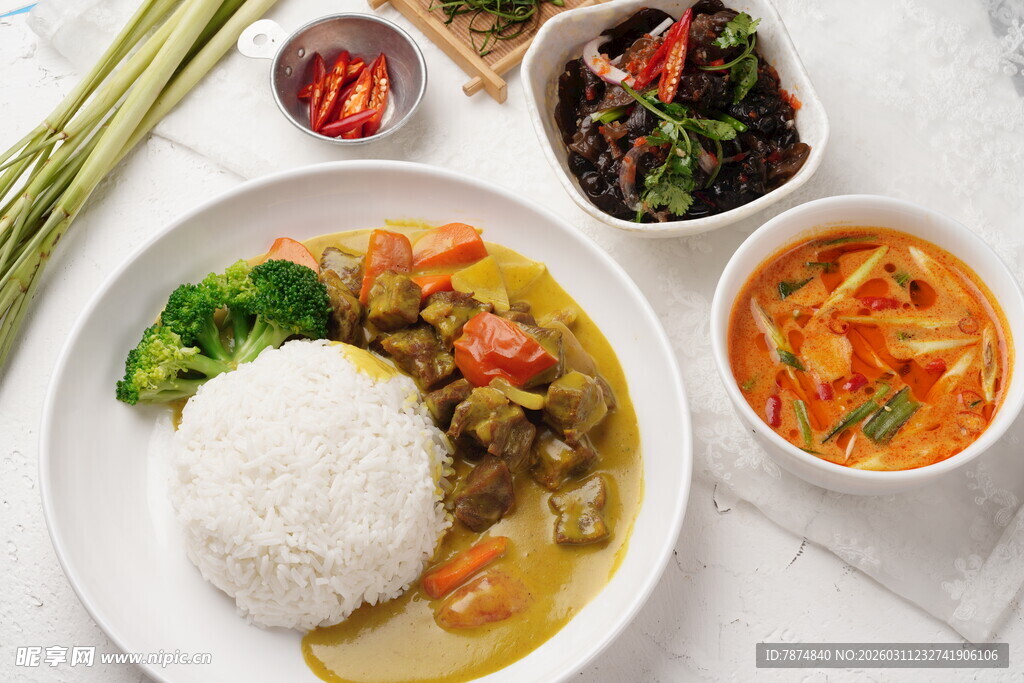 美味东南亚风味餐食组合